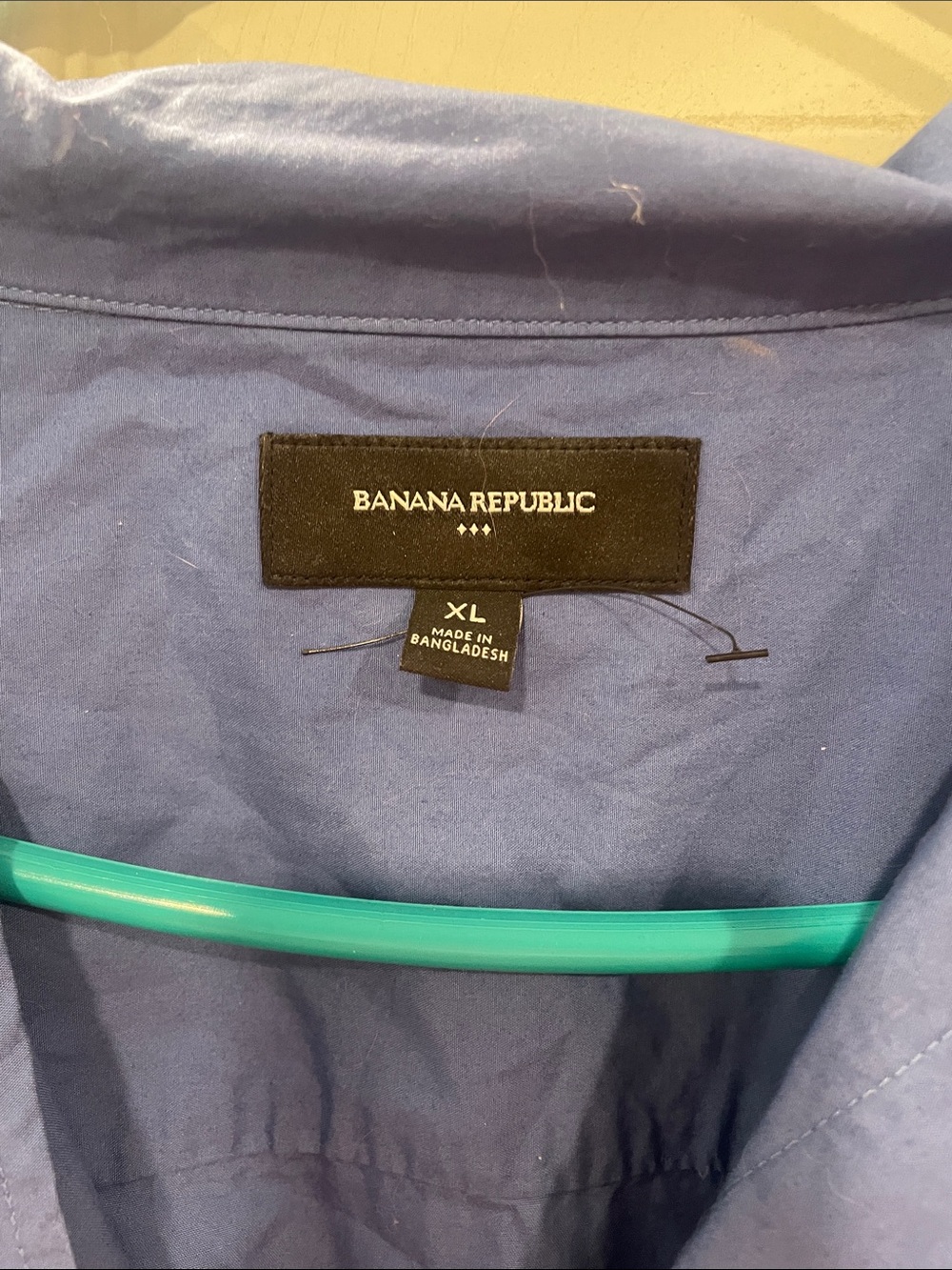 Banana Republic Periwinkle Blue Short-Sleeve Midi Shirt Dress - Picture 2 of 5